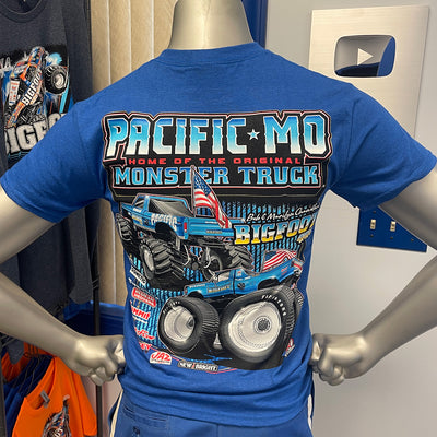 Pacific, MO BIGFOOT 5 & 10 Royal Blue T-Shirt