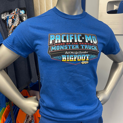 Pacific, MO BIGFOOT 5 & 10 Royal Blue T-Shirt