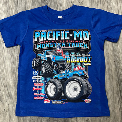 Pacific, MO BIGFOOT 5 & 10 Royal Blue T-Shirt