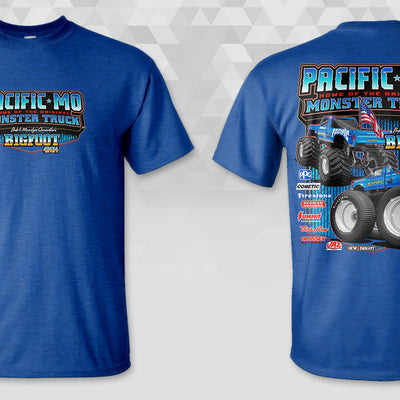 Pacific, MO BIGFOOT 5 & 10 Royal Blue T-Shirt