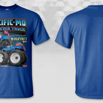 Pacific, MO BIGFOOT 5 & 10 Royal Blue T-Shirt