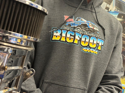 BIGFOOT 1 With Engine Adult Hoodie