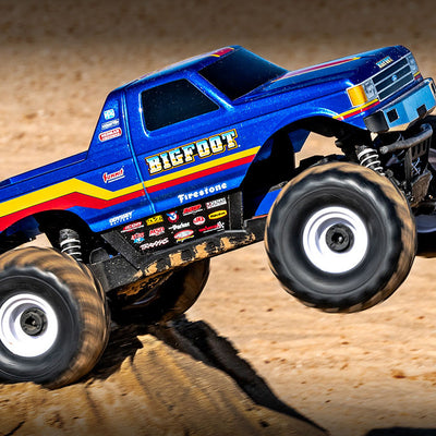 FREE BATTERY & CHARGER | Traxxas BIGFOOT #8 - 4x4 Brushless R/C
