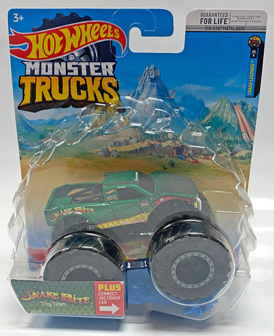 1:64 Scale Green SNAKE BITE Hot Wheels Die-Cat Toy