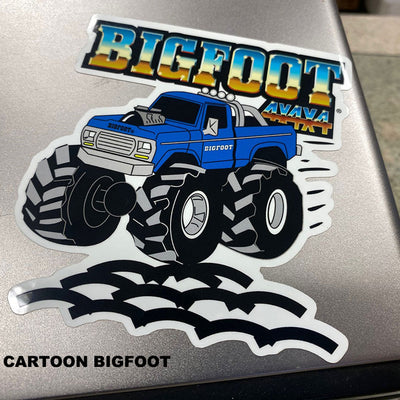Various BIGFOOT Stickers