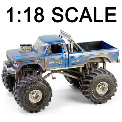 NOT A TOY - Greenlight 1:18 Scale BIGFOOT 1 w/66" Tires MUDDY