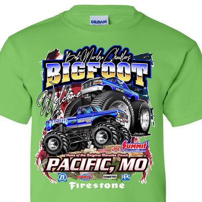 LIME GREEN Pacific, MO T-Shirt (2022 Version) Youth Med 10-12