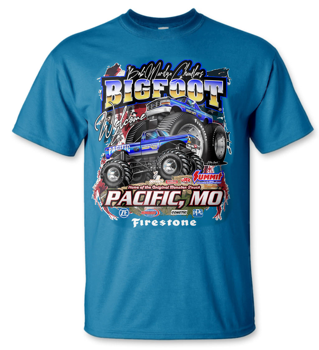 Pacific, MO T-Shirt (2020 Version) Sapphire Blue Youth Med 10-12