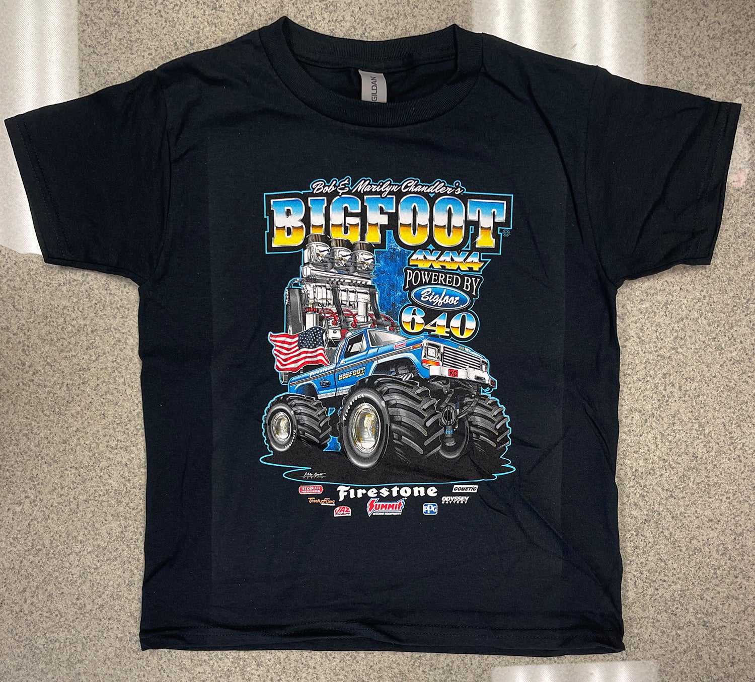 BIGFOOT 1 Black T-Shirt