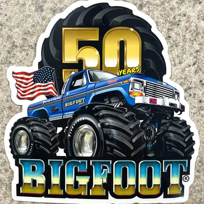 50th Anniversary BIGFOOT 1 Sticker