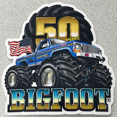 50th Anniversary BIGFOOT 1 Sticker