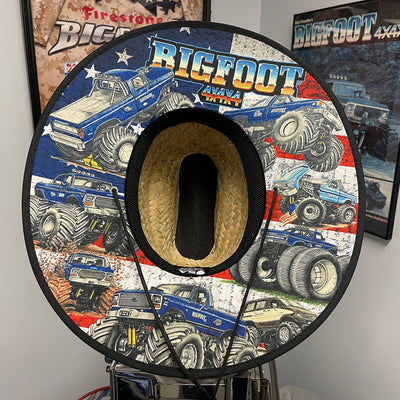 50th Anniversary Straw Hat With Classic Images Underneath