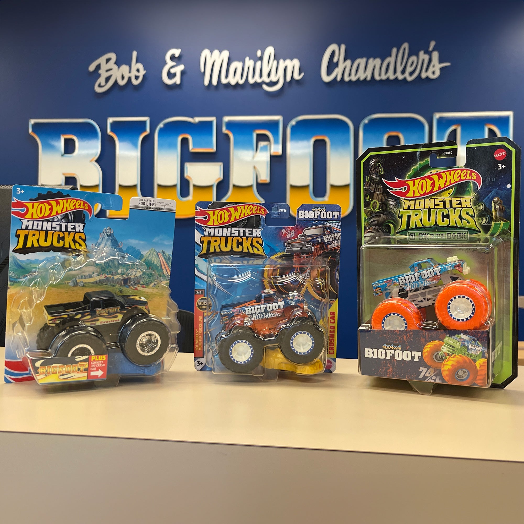🟢SPECIAL DEAL🟢 3-Pack BIGFOOT Hot Wheels