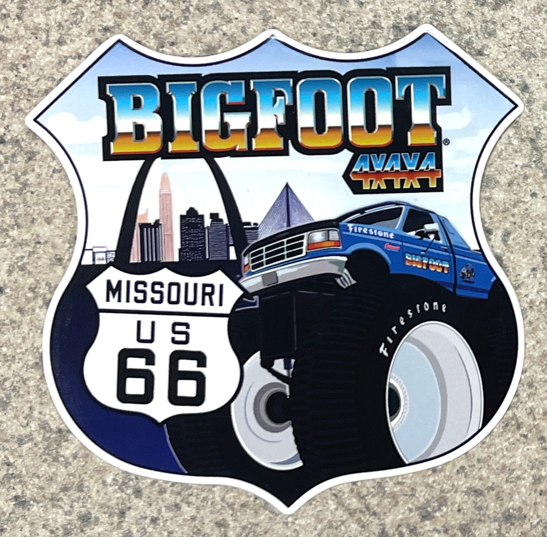 Various BIGFOOT Stickers