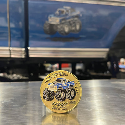 50th Anniversary Numbered Limited Edition BIGFOOT "Cartoon" Coin