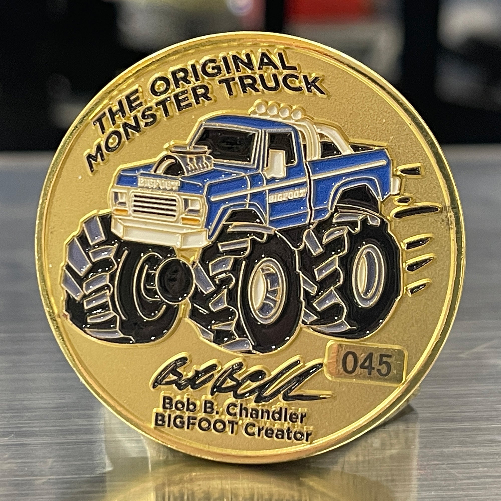 50th Anniversary Numbered Limited Edition BIGFOOT "Cartoon" Coin