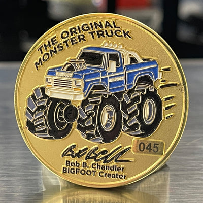 50th Anniversary Numbered Limited Edition BIGFOOT "Cartoon" Coin