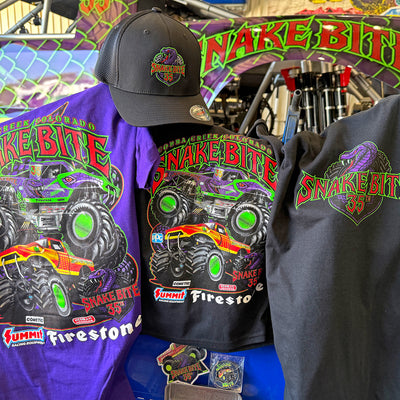 SNAKE BITE 35th Anniversary BLACK T-Shirt