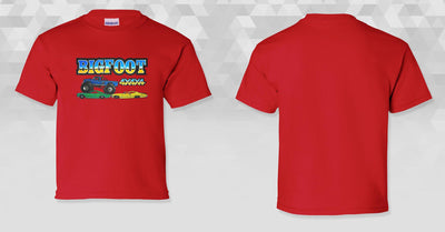 Vintage BIGFOOT Car Crush Youth T-Shirt