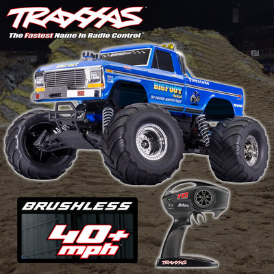 FREE BATTERY & CHARGER | Traxxas BIGFOOT #1  - 2WD Brushless R/C