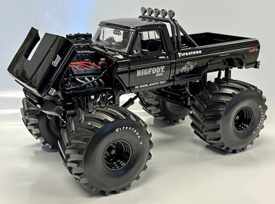 NOT A TOY - 1:18 Scale BIGFOOT #1 w/ 66" Tires Black Bandit Edition Greenlight Collectibles