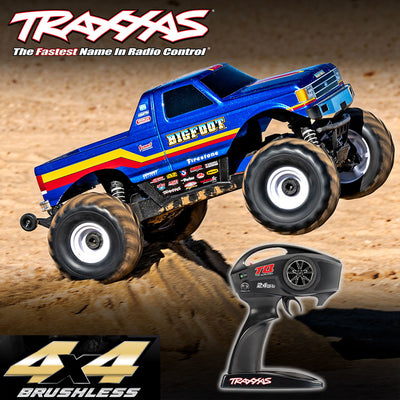 FREE BATTERY & CHARGER | Traxxas BIGFOOT #8 - 4x4 Brushless R/C