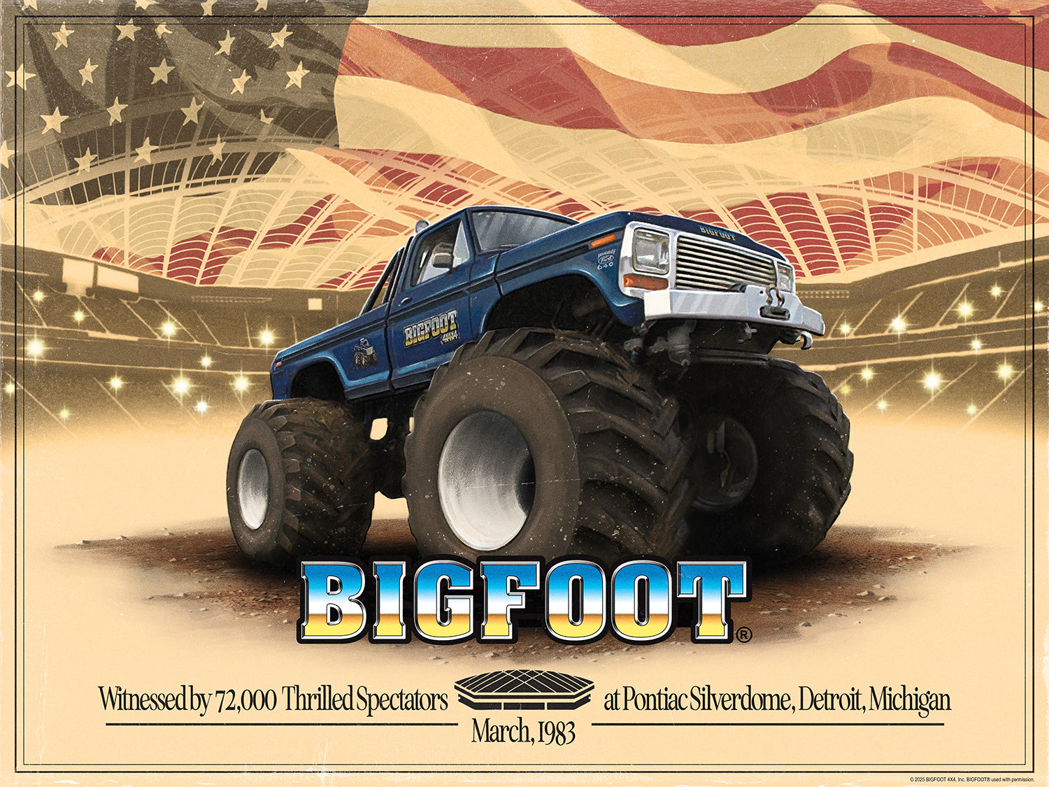 5) Monster Of The Silverdome