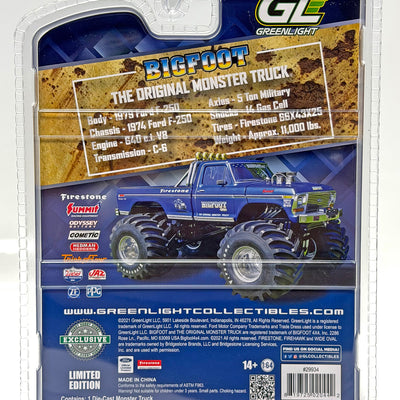 NOT A TOY - 1:64 Greenlight Collectibles BIGFOOT #1 Die-Cast