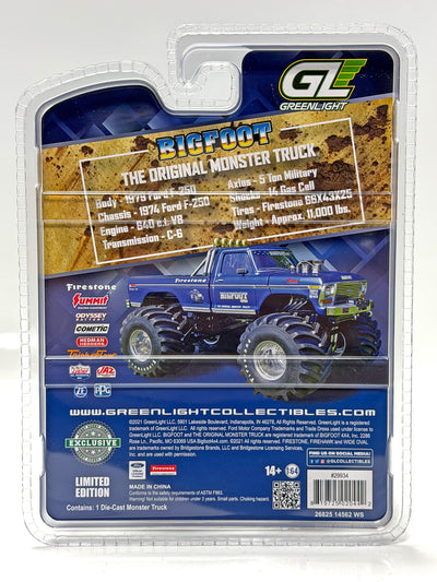 NOT A TOY - 1:64 Greenlight Collectibles BIGFOOT #1 Die-Cast