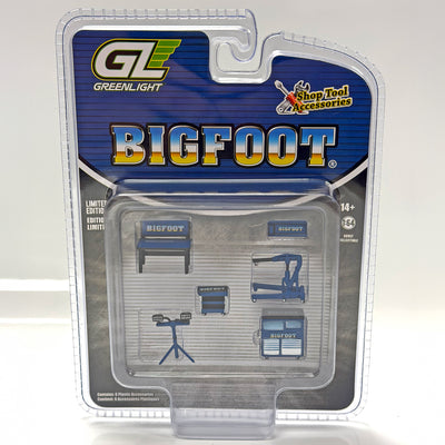 NOT A TOY - 1:64 Greenlight Collectibles BIGFOOT Shop Tool Accessories Kit