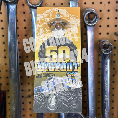 50th Anniversary Bottle Opener Sign