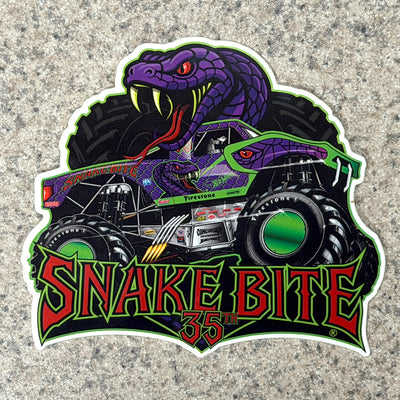 35th Anniversary Snake Bite Sticker