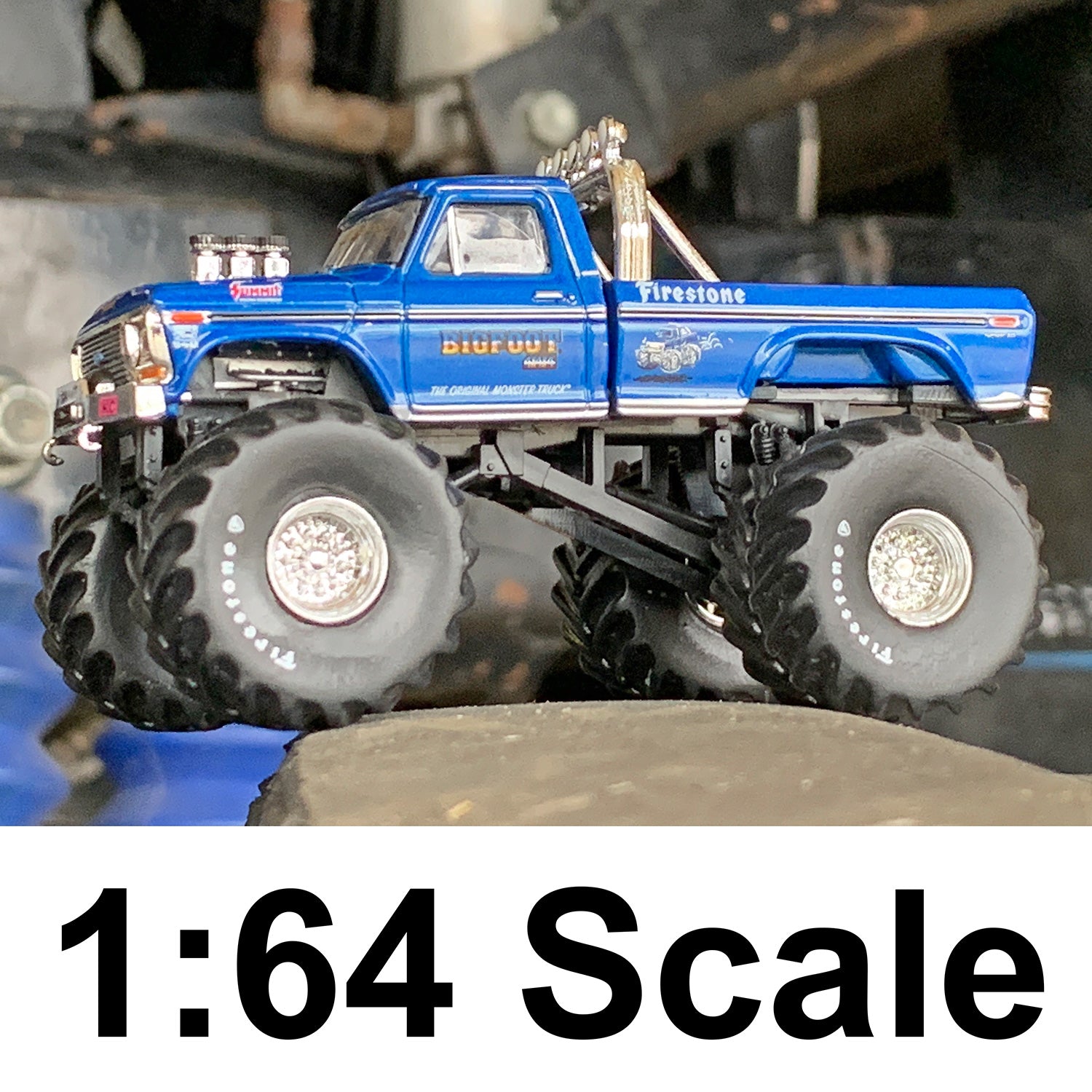 NOT A TOY - 1:64 Greenlight Collectibles BIGFOOT #1 With 66" Tires