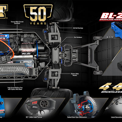 Limited Edition 50th Anniversary Traxxas 4x4 R/C
