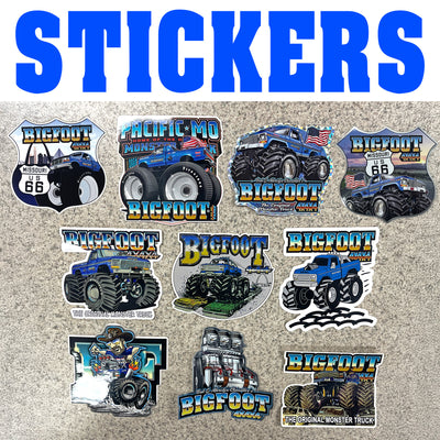 Various BIGFOOT Stickers