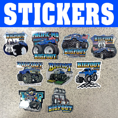 Various BIGFOOT Stickers