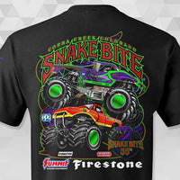 SNAKE BITE 35th Anniversary BLACK T-Shirt
