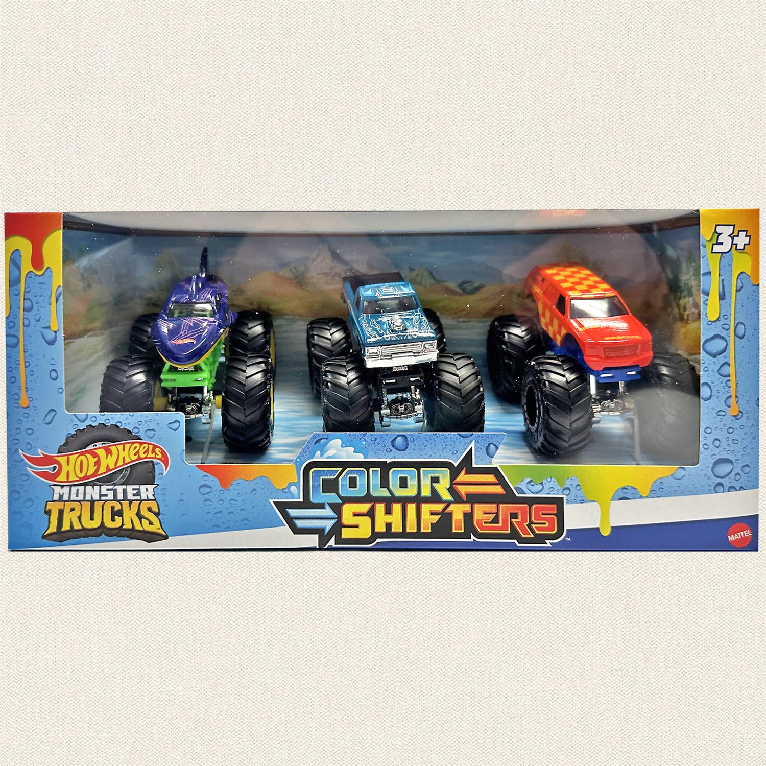 Color Shifters Hot Wheels 3-Pack With BIGFOOT