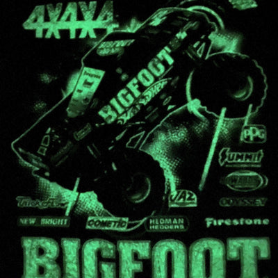 Adult BIGFOOT T-Shirt with Glow-In-The-Dark Lettering