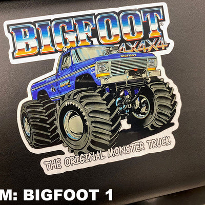 Various BIGFOOT Stickers